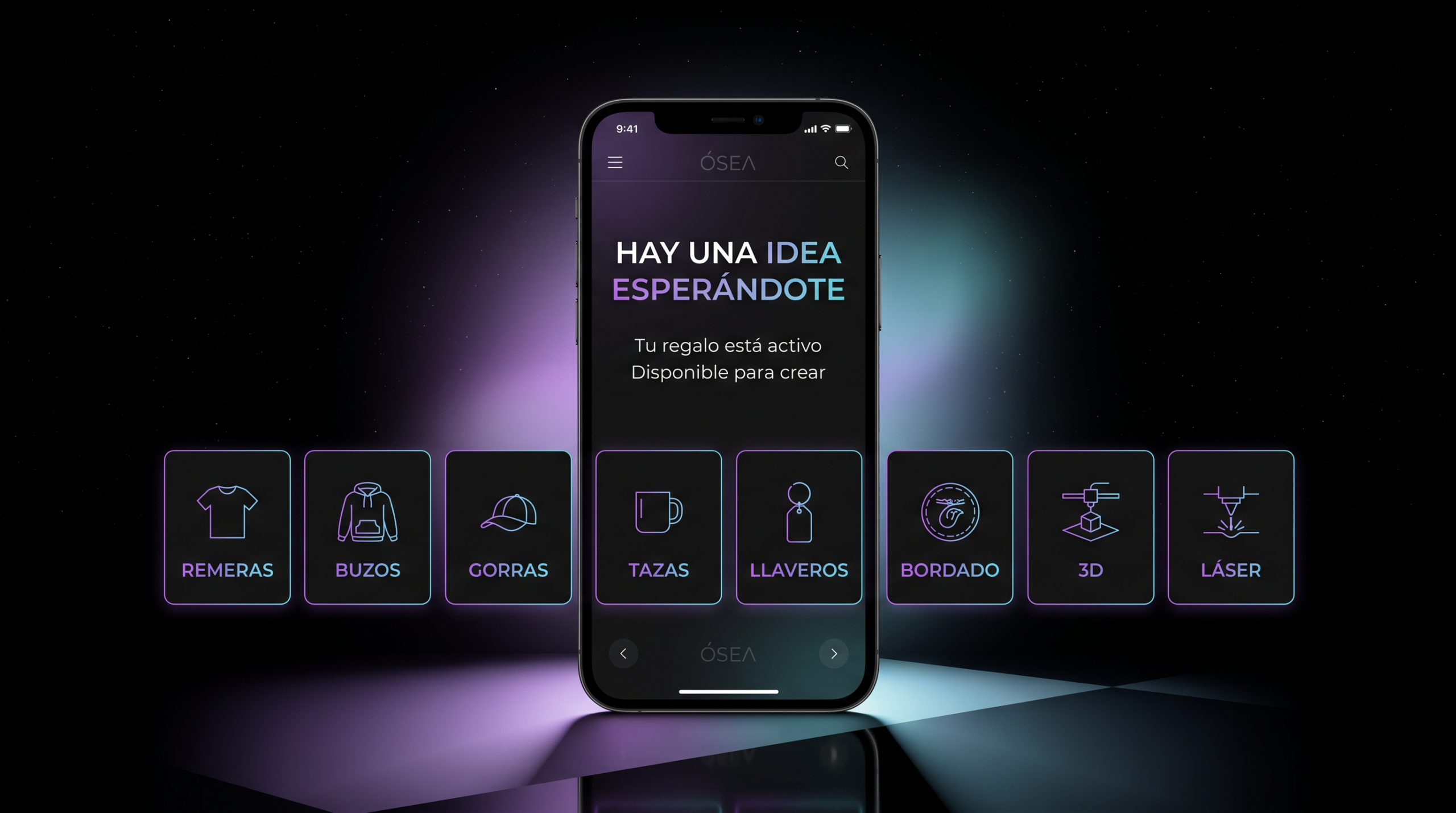 Experiencia digital de Regalos ÓSEA